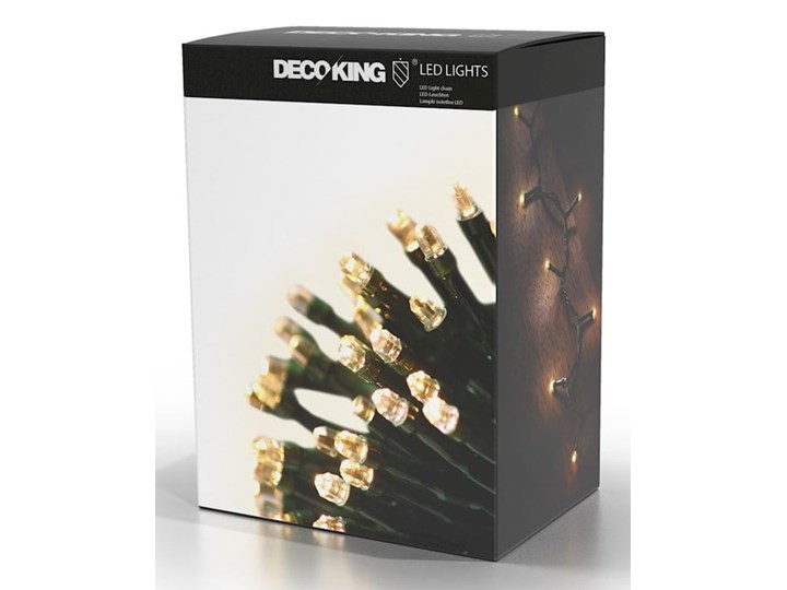 Zielona girlanda świetlna LED DecoKing Basic, 200 lampek, dł. 19,93 m Girlandy Kategoria