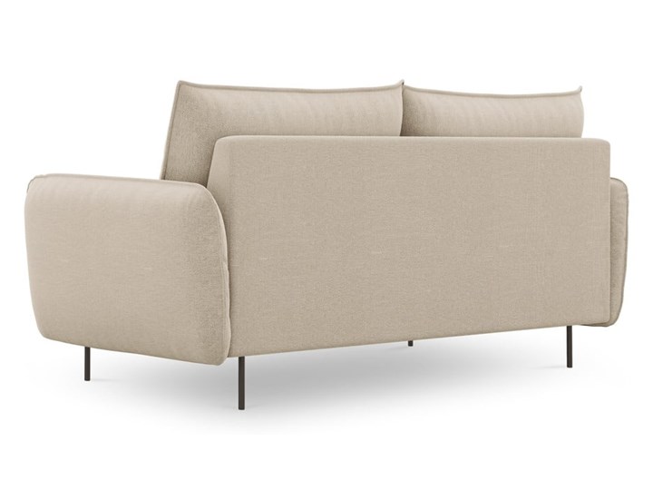Beżowa sofa Cosmopolitan Design Vienna, 160 cm Boki Z bokami Stała konstrukcja Głębokość 92 cm Kolor Beżowy