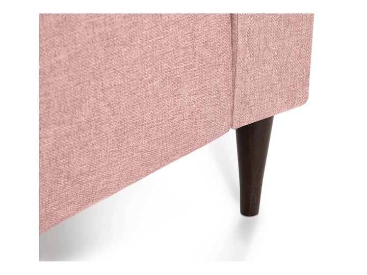 Różowa rozkładana sofa ze schowkiem Mazzini Sofas Ancolie, 215 cm Kolor Różowy