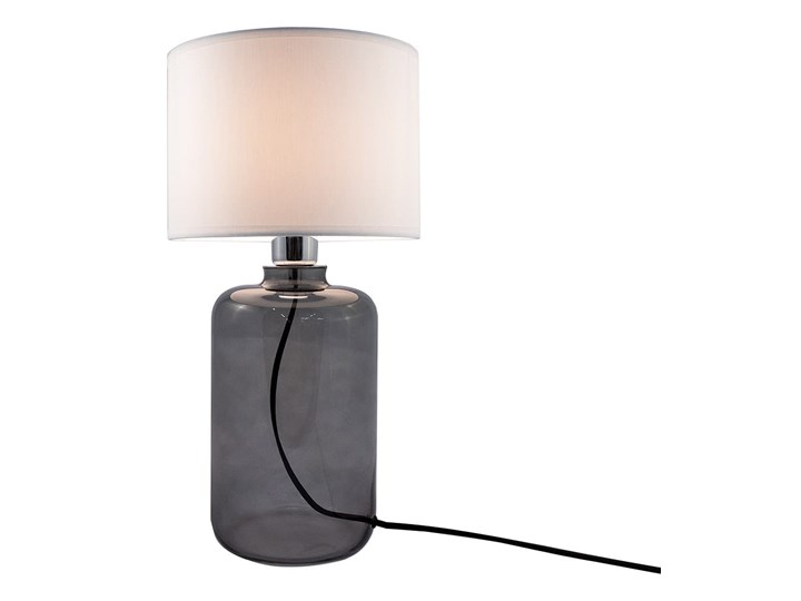 Samasun Grafit lampa stołowa 1-punktowa biała 5503WH Wysokość 25 cm Lampa z abażurem Wysokość 41 cm Lampa z kloszem Kolor Biały