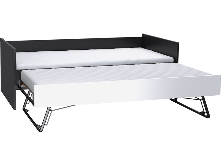 Kanapa z podnoszonym stelażem i łóżkiem dolnym Tradycyjne Rozmiar materaca 90x200 cm Płyta meblowa Płyta MDF Liczba miejsc Jednoosobowe