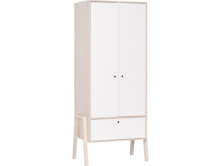 Szafa 2-drzwiowa Lustro Drewno Płyta MDF Pomieszczenie Sypialnia