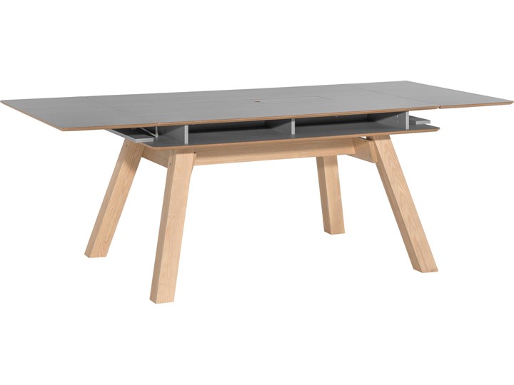Stół rozkładany Wysokość 76 cm Drewno Długość 139 cm Płyta MDF Kategoria Stoły kuchenne