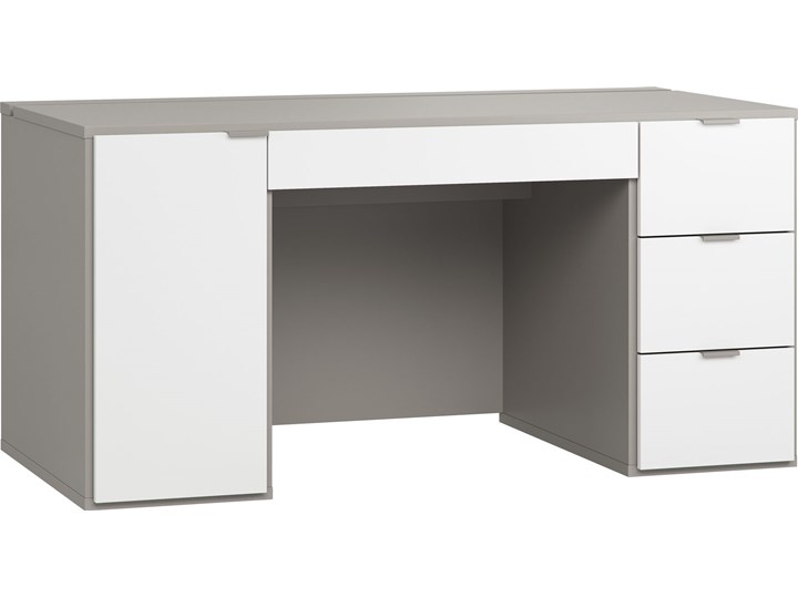 Biurko 140 Metal Drewno Głębokość 65 cm Szerokość 140 cm Biurko tradycyjne Styl Nowoczesny