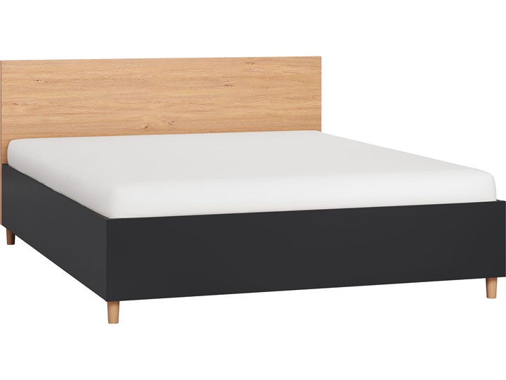 Łóżko 160x200 Kategoria Łóżka do sypialni Łóżko drewniane Kolor Beżowy