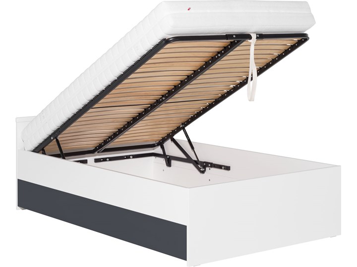 Łóżko 120x200 z pojemnikiem Liczba miejsc Jednoosobowe Tradycyjne Rozmiar materaca 120x200 cm