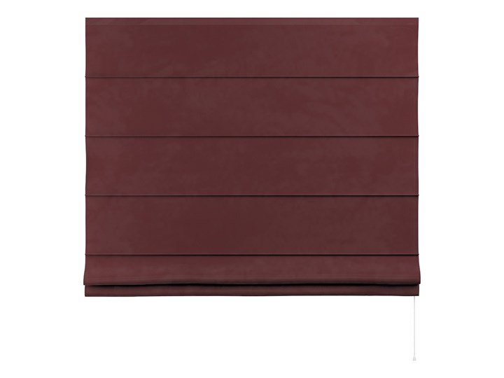 Roleta rzymska Capri, bordowy, szer.80 × dł.170 cm, Velvet Pomieszczenie Pokój nastolatka Pomieszczenie Salon