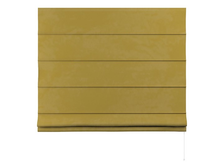 Roleta rzymska Capri, oliwkowy zielony, szer.80 × dł.170 cm, Velvet Wzór Gładkie Pomieszczenie Jadalnia