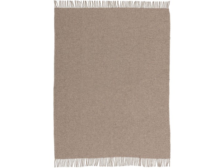 Pled Zelandia 140x200 melange natural, 140 x 200 cm 140x200 cm Kolor Beżowy Wełna 130x180 cm Pomieszczenie Salon