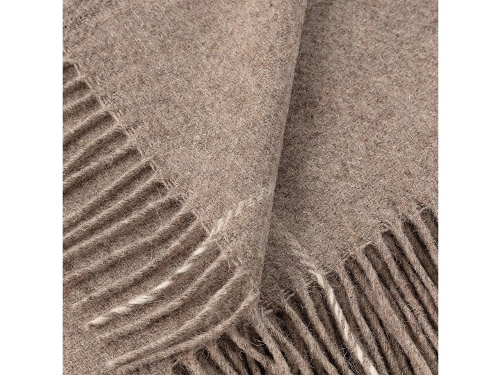 Pled Zelandia 140x200 check natural, 140 x 200 cm 140x200 cm Wełna 130x180 cm Pomieszczenie Salon Kategoria Koce i pledy