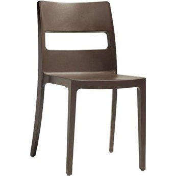 Krzesło Sai 48x82 cm brązowe