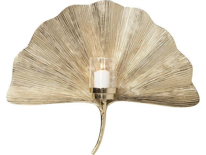 Dekoracja ścienna / świecznik Ginkgo Leaf 75x60 cm Pomieszczenie Salon