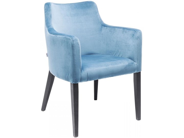 Krzesło z podłokietnikami Mode Velvet 60x87 cm turkusowe Wysokość 60 cm Szerokość 60 cm Z podłokietnikiem Tkanina Drewno Wysokość 70 cm Pomieszczenie Biuro i pracownia Tapicerowane Głębokość 70 cm Welur Styl Nowoczesny