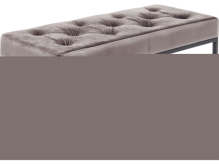 Ławka Crossover 90x40 cm szara Pomieszczenie Przedpokój Materiał obicia Tkanina