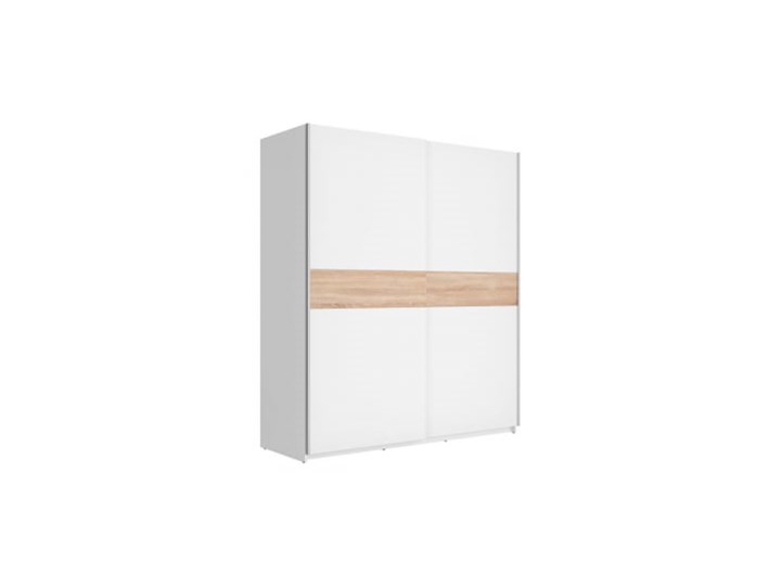 Szafa F27 170 - Kolor: Dąb Sonoma - Black Red White - BRW Styl Nowoczesny Drewno Metal Rodzaj drzwi Przesuwne