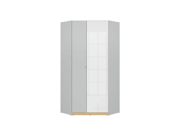 Szafa narożna Nandu - Black Red White - BRW Płyta laminowana Drewno Płyta MDF Kategoria Szafy do garderoby