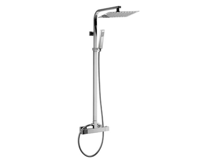 ZESTAW PRYSZNICOWY DESZCZOWNICA SLIM TERMOSTAT 7301 Kolor Szary