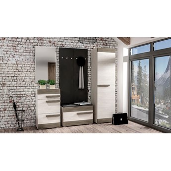 Garderoba BLINCO 1 sosna śnieżna / new grey