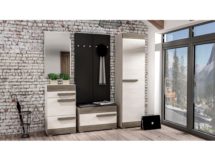 Garderoba BLINCO 1 sosna śnieżna / new grey