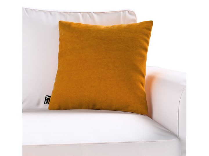 Poszewka Milly, miodowy, 60 × 60 cm, Posh Velvet Kwadratowe 50x50 cm Poliester 60x60 cm Poszewka dekoracyjna Wzór Jednolity