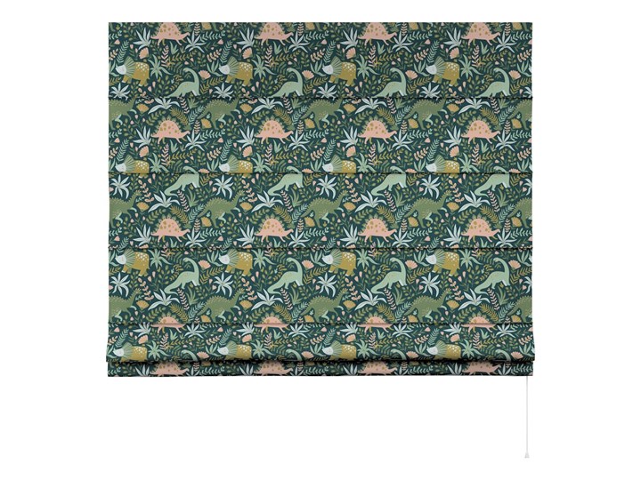 Roleta rzymska Billie, Dinozaury na zielonym tle, szer.100 × dł.170 cm, Magic Collection Kategoria Rolety