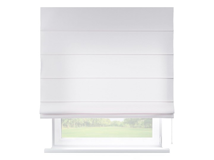 Roleta rzymska Billie, White (biały), szer.80 × dł.170 cm, Cotton Story Wzór Dla dzieci