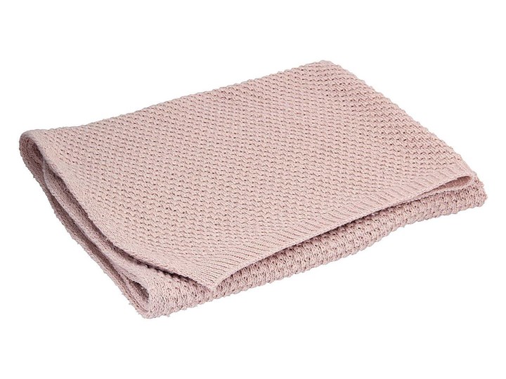 Pled Wooly pink, 110x0,5x86cm Poliester Akryl Kategoria Koce i pledy Wełna Welur Kolor Różowy