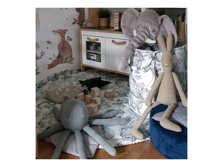 Mata okrągła, 130cm, Magic Collection Bawełna Syntetyk 130x130 cm Okrągły Dywaniki Pomieszczenie Pokój przedszkolaka