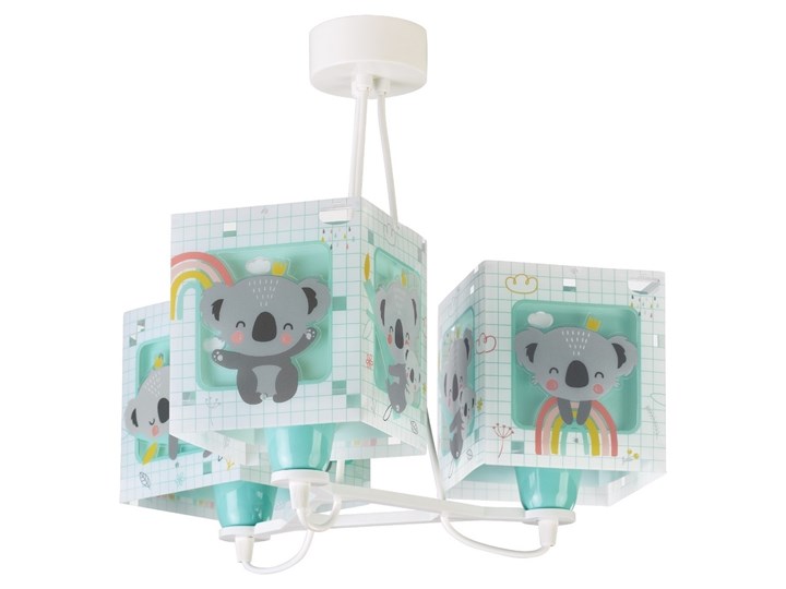 Dalber 63267H - Żyrandol dziecięcy KOALA 3xE27/60W/230V