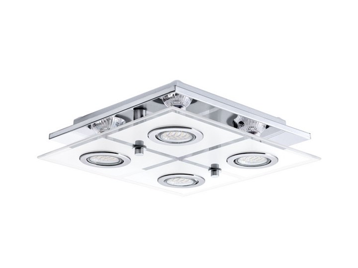 EGLO 30931 - LED Plafon CABO 4xGU10/3W LED Szkło Styl Nowoczesny Metal Kategoria Plafony