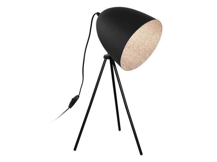 Eglo 39498 - Lampa stołowa MAREPERLA 1xE27/60W/230V Lampa z kloszem Wysokość 52 cm Kolor Czarny