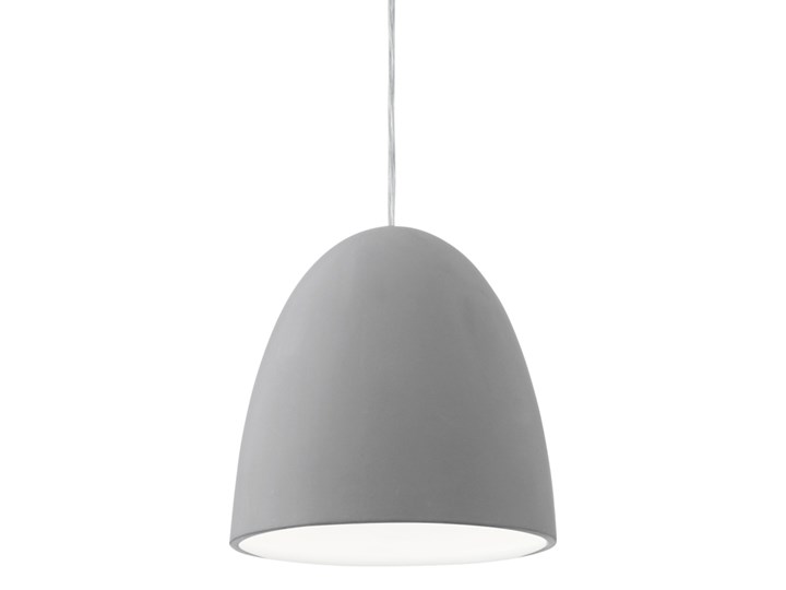 Eglo 92521 - Lampa wisząca PRATELLA E27/60W/230V Lampa z abażurem Kolor Szary Ceramika Styl Nowoczesny