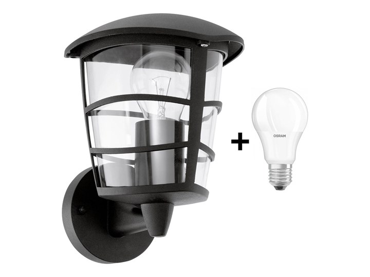 Eglo 93097 - LED Kinkiet zewnętrzny ALORIA 1xE27/8,5W/230V IP44 Kinkiet ogrodowy Lampa LED Kategoria Lampy ogrodowe Kolor Szary