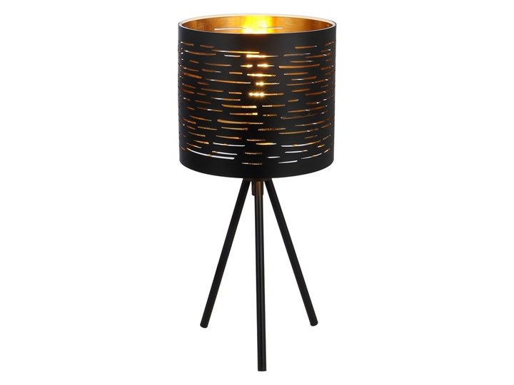 Globo 15342T - Lampa stołowa TUNNO 1xE14/15W/230V Kategoria Lampy stołowe Wysokość 35 cm Lampa z abażurem Lampa trójnóg Kolor Czarny