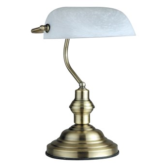 GLOBO 2492 - Lampa stołowa ANTIQUE 1xE27/60W biała