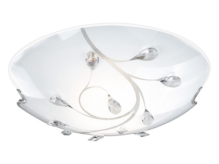 GLOBO 40404-3 - Lampa sufitowa BURGUNDY 3xE27/40W/230V Metal Szkło Styl Glamour