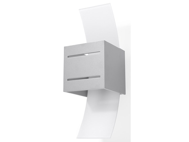 Kinkiet LORETO 1xG9/40W/230V szary Metal Kinkiet łazienkowy Kategoria Lampy ścienne