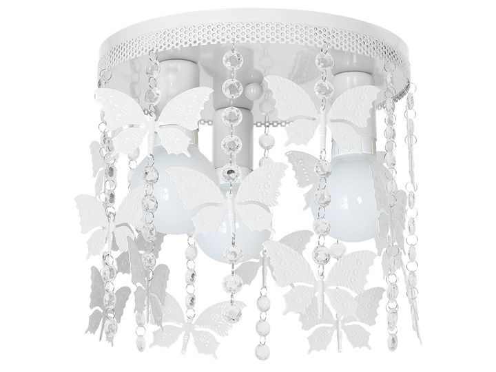 Lampa dziecięca ELZA butterflies 3xE27/60W/230V Kategoria Lampy dziecięce Plafon Kolor Biały