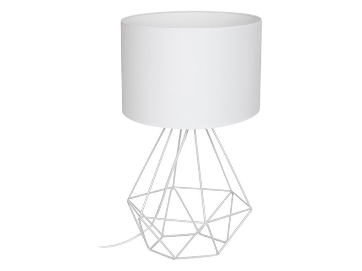 Lampa stołowa BASKET 1xE27/60W/230V biały Wysokość 44 cm Lampa nocna Styl Nowoczesny Kategoria Lampy stołowe