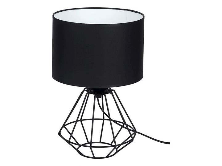 Lampa stołowa COLIN 1xE27/60W/230V Kategoria Lampy stołowe Lampa z abażurem Wysokość 35 cm Kolor Czarny
