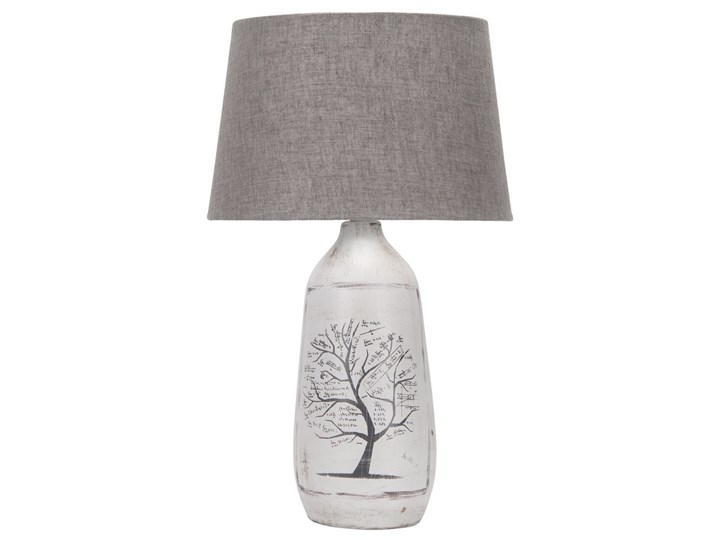 Lampa stołowa WALIA 1xE27/60W/230V Kategoria Lampy stołowe Lampa z abażurem Wysokość 40 cm Kolor Szary