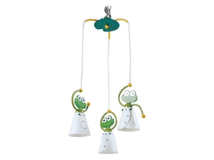Lampa wisząca dziecięca FROG Kategoria Lampy dziecięce Kolor Zielony
