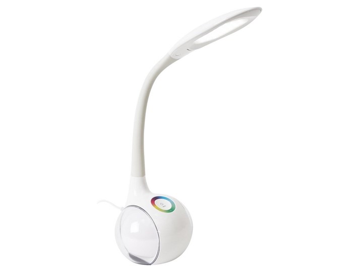 LED RGB Lampa stołowa ściemnialna LED/7W/230V biały Lampa nocna Funkcje Lampa dotykowa Wysokość 60 cm Tworzywo sztuczne Styl Tradycyjny