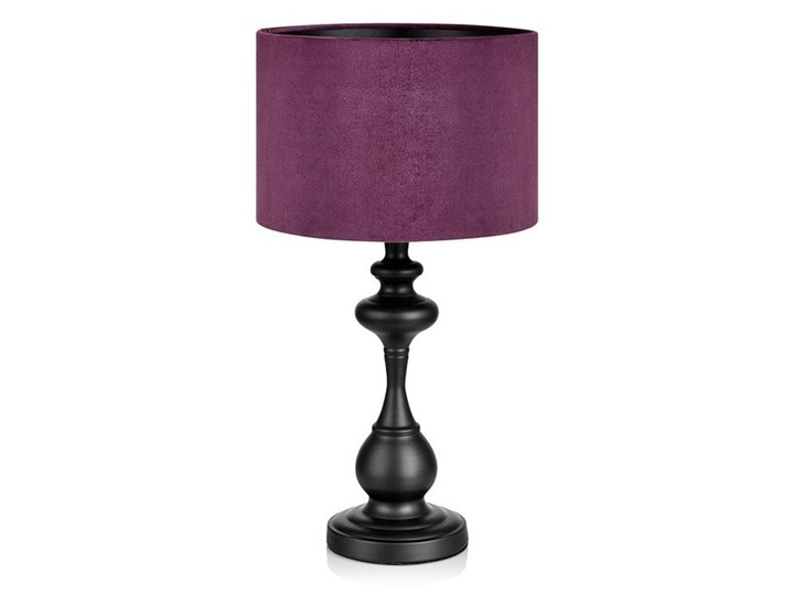 Markslöjd 107370 - Lampa stołowa CONNOR 1xE14/40W/230V Lampa z abażurem Wysokość 45 cm Kolor Fioletowy