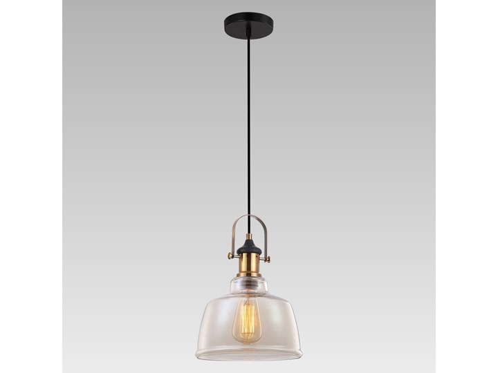 Prezent 46304 - Żyrandol na lince FAMOSA 1xE27/40W/230V Metal Szkło Mosiądz Kategoria Lampy wiszące
