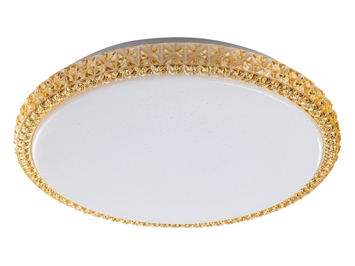 Prezent 71314 - LED Plafon AMBIA LED/48W/230V żółty Tworzywo sztuczne Metal Kolor Złoty