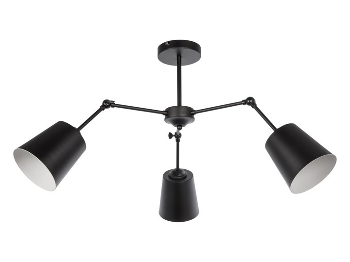Żyrandol 3xE27/60W/230V czarny
