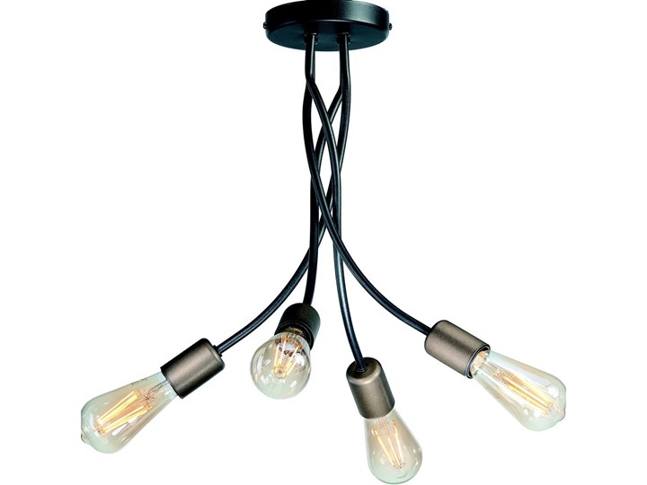 Żyrandol BARCELONA 4xE27/60W/230V Metal Kolor Czarny
