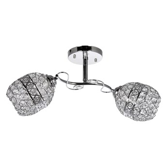 Żyrandol kryształowy 2xE27/60W/230V
