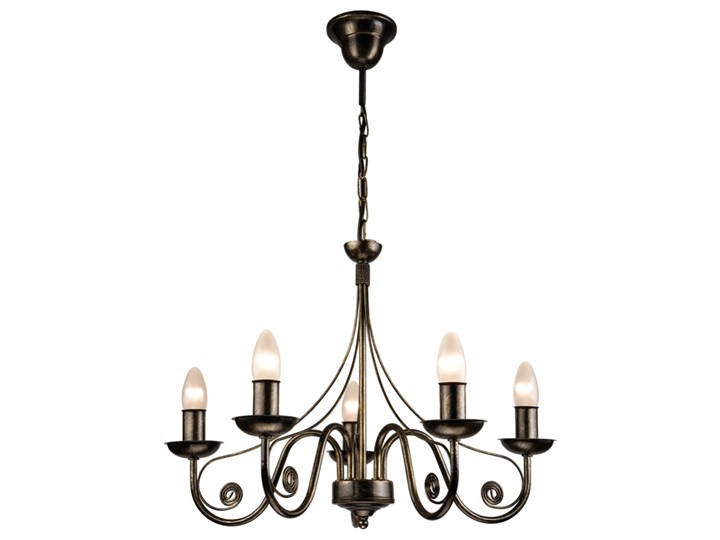 Żyrandol na łańcuchu DONATO 5xE14/40W/230V Kategoria Lampy wiszące Metal Styl Vintage